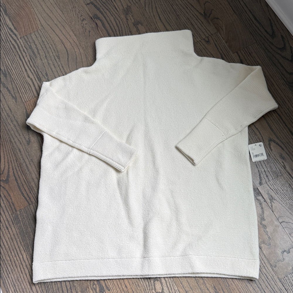 Free People Cream Textured Knit - Women’s Small